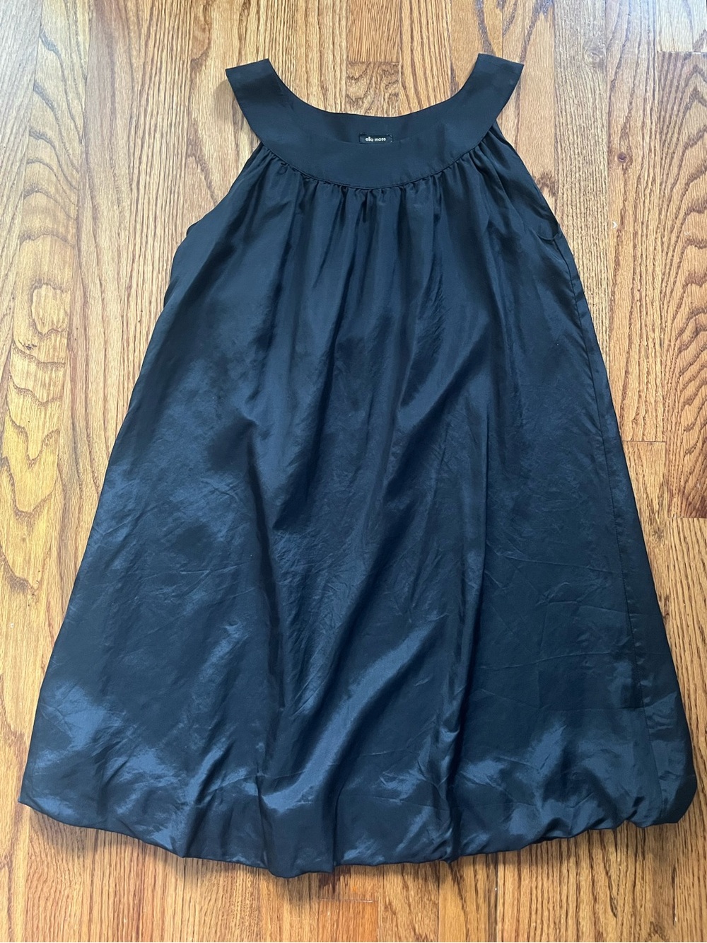 Ella Moss Black 100% Silk Mini Dress LBD in size Small
